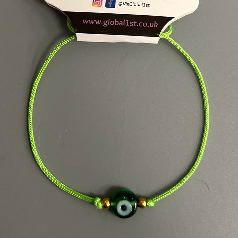 VIE Evil Eye Coloured Bracelet (Green)