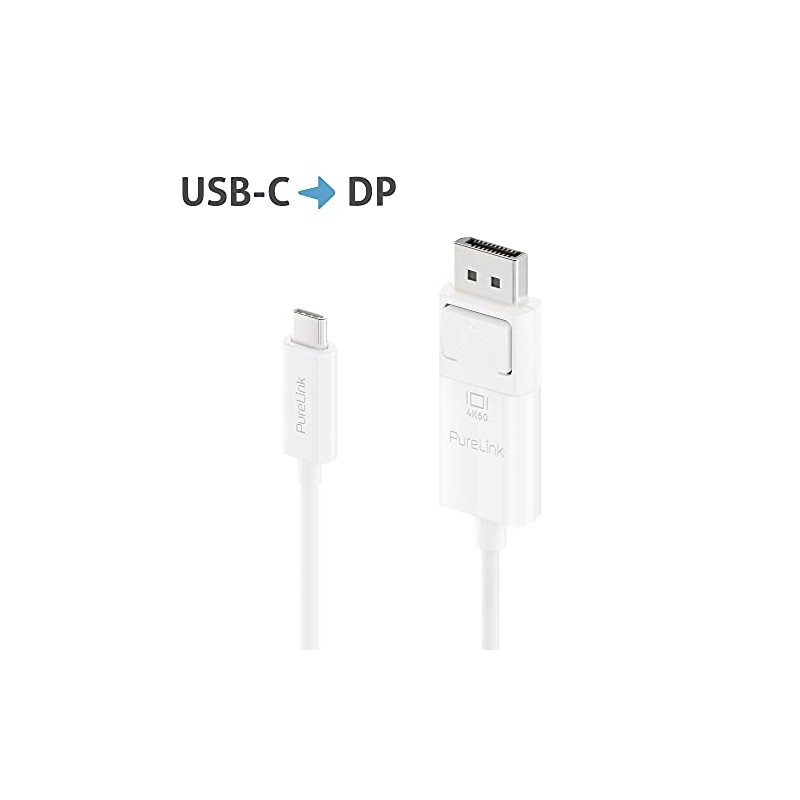 PureLink USB-C auf DisplayPort Kabel, 4K Ultra HD 60Hz, vergoldete