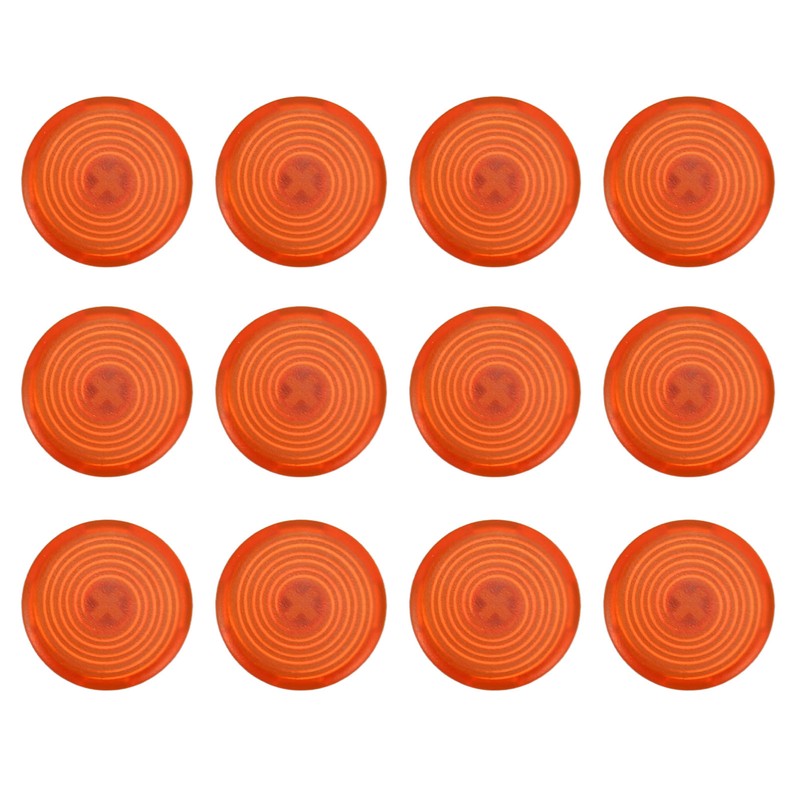 12pcs Arcade Button Cover Replace Mechanical Push Button Cover for
