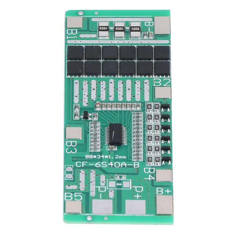 6S 40A Lithium Battery Protection Board BMS Battery Cell Protection