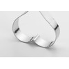Maykito Heart Cookie Cutter Set-6 Pieces in Gratuated Size-Stainless Steel