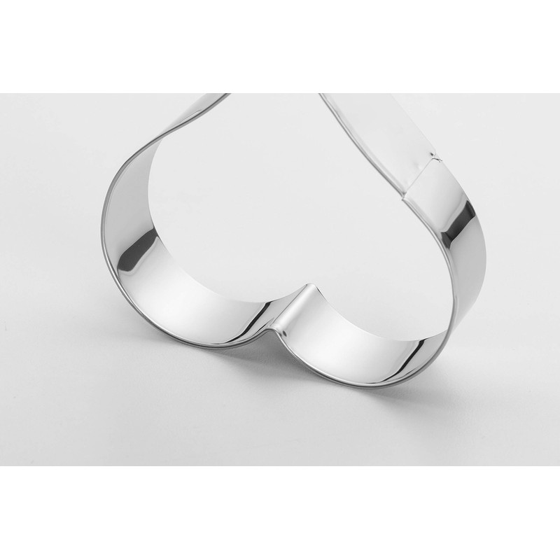Maykito Heart Cookie Cutter Set-6 Pieces in Gratuated Size-Stainless Steel