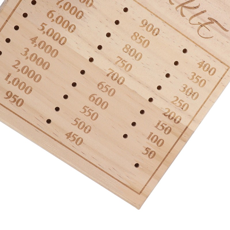 Farkle Dice Tray Improve Math Skills Wooden Classic Dice Game