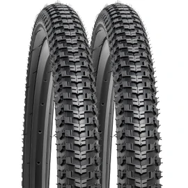 YUNSCM 2-PCS 20" Bike Tires 20x2.0/54-406 Compatible with Road Bike 20x1.95 20 x 2.0 20x2.10 All-Terrain Directional Tread Bicycle Tires (Y-1404)
