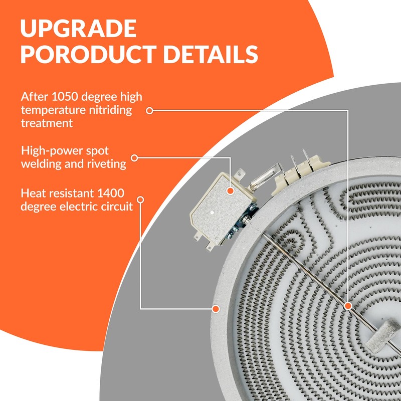 Upgraded WB30X24111 9-In Dual Range Radiant Surface Element by puxyblue