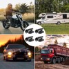 Cisixin 4PCS Car Deer Whistle, Ultrasonic Deer Warning, Car vehicles