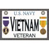 Purple Heart - Air Force - Vietnam - Magnetic Sign