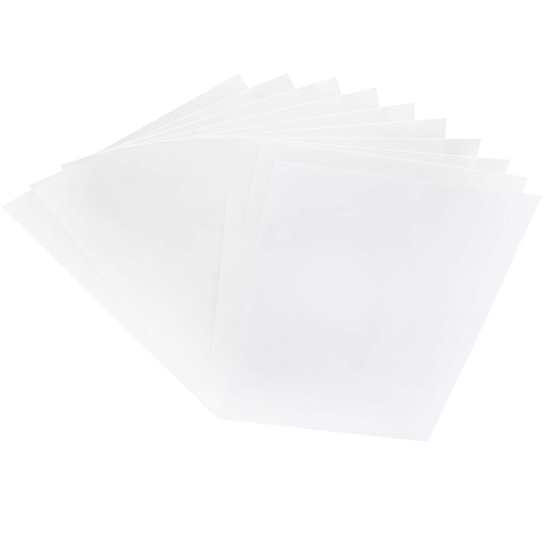 10PCS Shrink Plastic Sheets, Heat Shrink Printable Plastic Sheet, Shrink