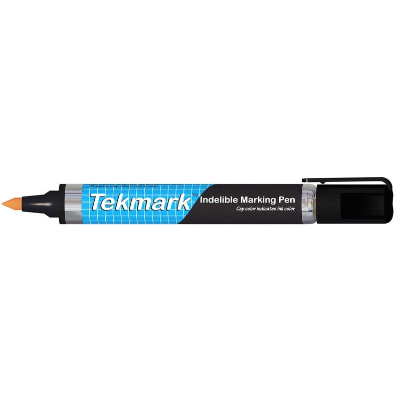U-Mark Tekmark Indelible Marking Pen 12 Pack (Black)