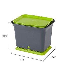 Full Circle Colector Abono Cubierta Libre Olor Aire Fresco Verde Green Slate Fresh Air