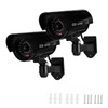 Twilight Garage 2 Packs Dummy Camera CCTV Surveillance System with