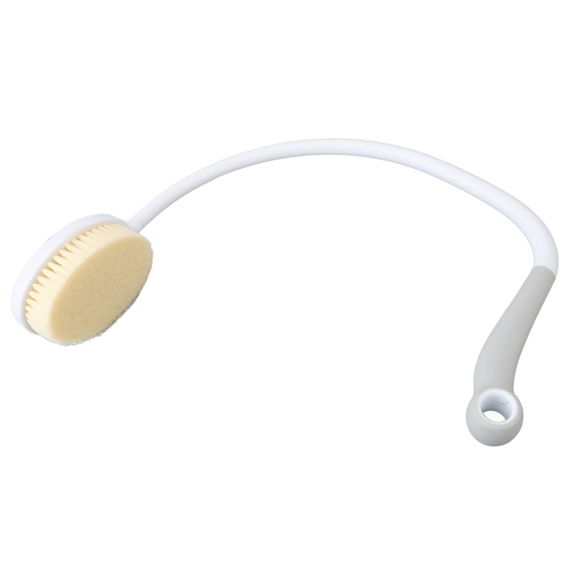 Curved Back Scrubber U Shaped Bendable Back Bath Brush with