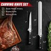 KEEMAKE BBQ Carving Knife Set, Brisket Knife and Boning Knife