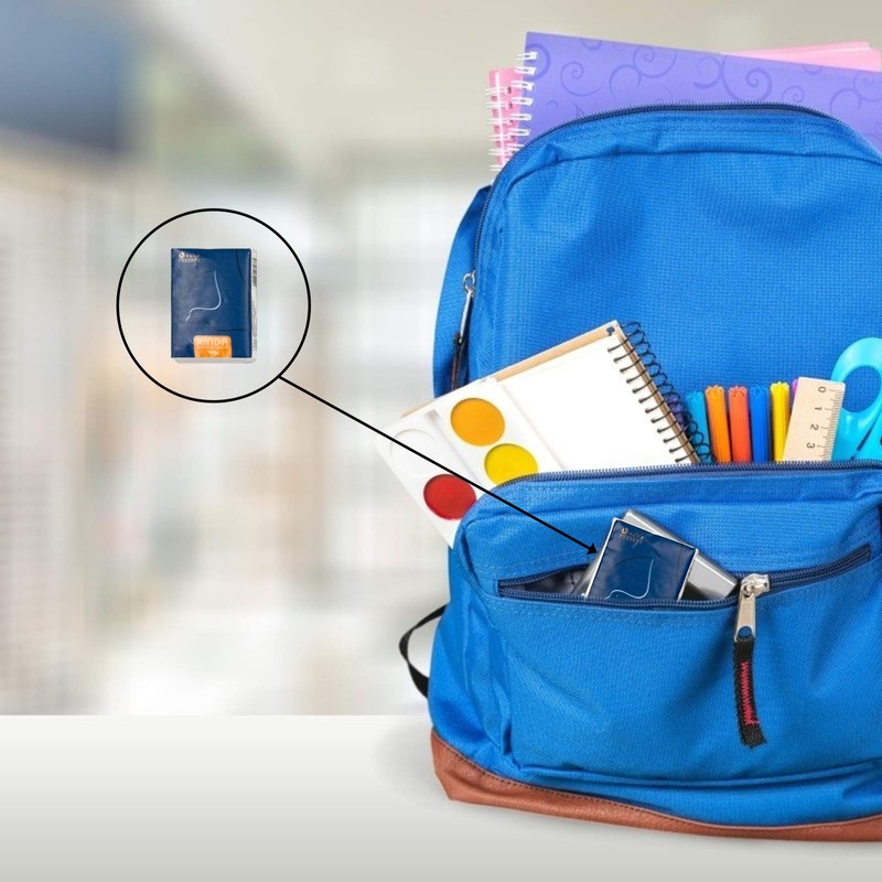 Teyyvn 100-Pack 4-Ply White Facial Tissues Pocket Packs, Mini Pocket