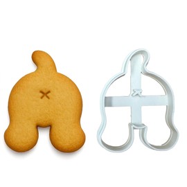 Puppy Dog Butt Hole cookie cutter 3.75x3" (Random Color)