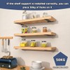 2 Pack Heavy Duty Shelf Brackets for Wall Mounting, with