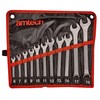 Amtech K0400 Combination Spanner Set, Drop Forged and Chrome Plated