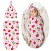 Lcokin Swaddle Blanket Strawberry Baby Stuff Newborn Baby Swaddling Blanket