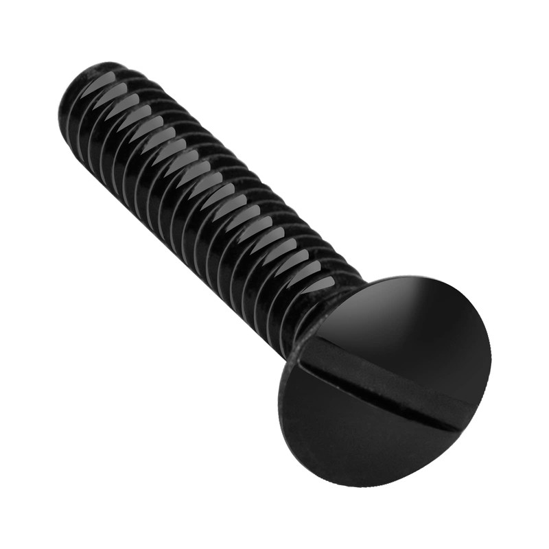 Henne Bery 3/4" Long 6-32 Thread, Oval Head Milled Slot