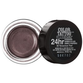 Maybelline Eyestudio ColorTattoo Leather 24HR Cream Eyeshadow, Vintage Plum, 0.14 oz.