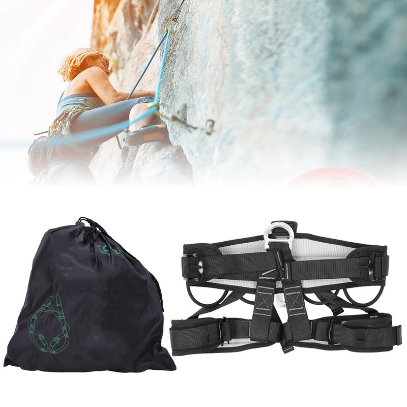 Outdoor Rock Climb Half Body Waist Support Climbing Harness Rappelling