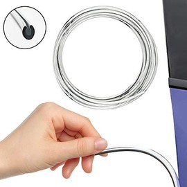 Dawn Enterprises, Inc. DGC18-PK Universal Fit U-Shape Chrome Door Edge Guard Pack 18' Protection for Cars, Trucks, Vans, and More