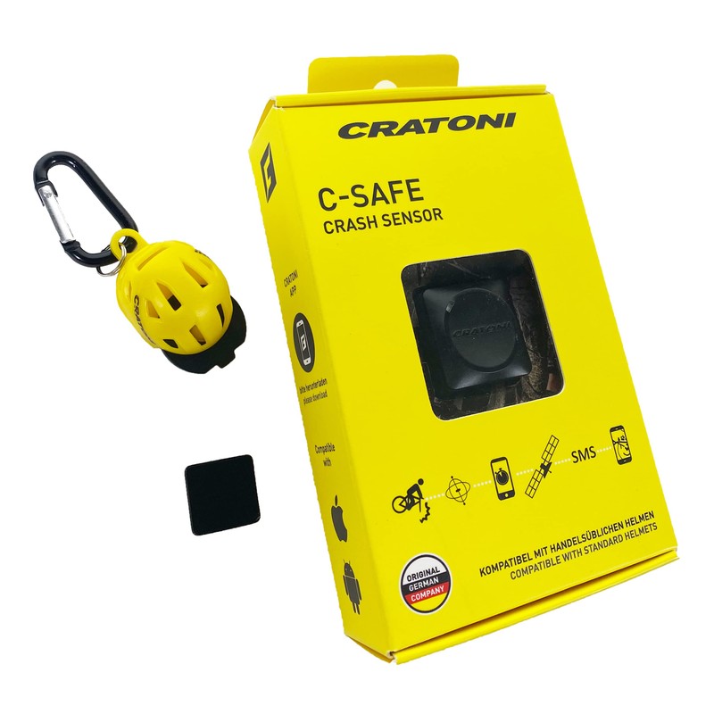 Cratoni Unisex - Adult C-Safe Crash Sensor, Black, One Size