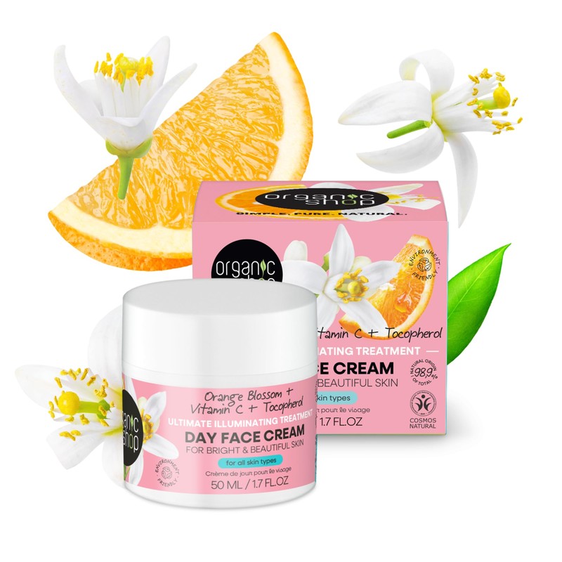 Organic Shop Orange Blossom - Ultimate Illuminating Treatment Day Face