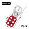 Pack of 2 Hasp, Locking Hasp, Hasp Lock, Hasp Padlock,