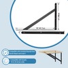18 inch Heavy Duty Shelf Brackets with Screws, 4 Pack