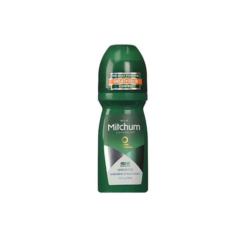 Mitchum Anti-Perspirant & Deodorant Roll-On, Triple Odor Defense, 48HR Protection,