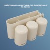 Toothbrush Holder Wall Mounted Multi Functional Toothbrush Toothpaste Dispenser for