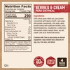 Kodiak Cakes Peak Instant Oatmeal Packets, Berries & Cream, High