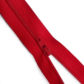 KGS Zipper by Yard | #3 Nylon Zipper Roll | 4 Yard and 20 Pulls (Red)