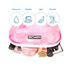 MZIPLINE Pequeña bolsa de cosméticos a prueba de agua resistente