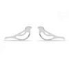 Boma Jewelry Sterling Silver Bird Stud Earrings