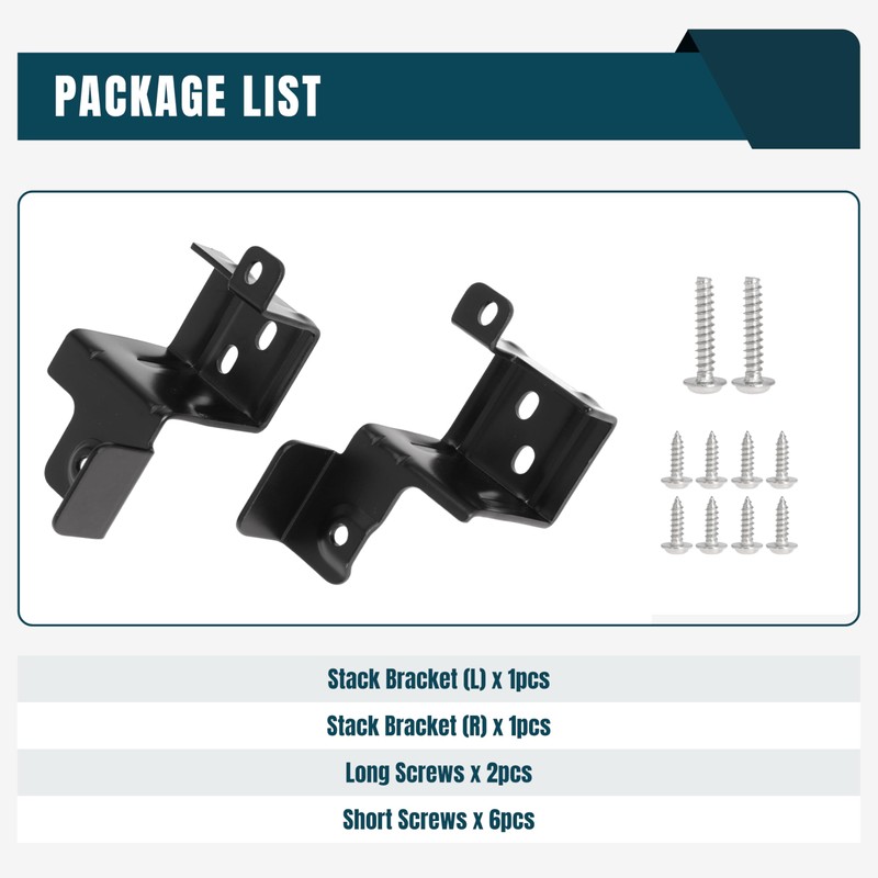 HeoCaye Replacement GFA24KITL Stacking Kit for G-E 24 Inch Wide