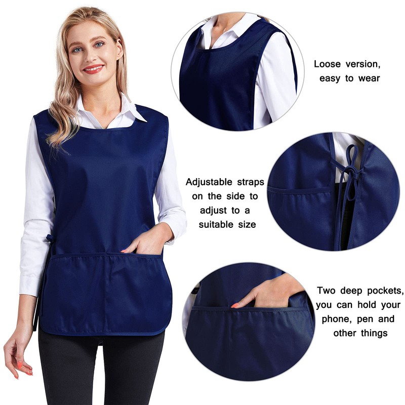 Nanxson Unisex Cobbler Apron with 2 Deep Pockets, 2 Pack