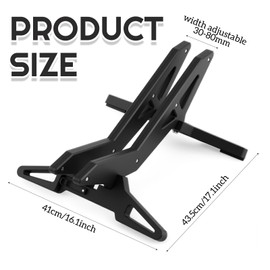 Datanly 2 Pack Bike Floor Stand Adjustable Indoor Bicycle Parking Stand Fit 16-29 Wheel, Portable Bike Floor Rack for All 30-80mm Wide Tires, Mountain & Road Bicycles Indoor Outdoor Garage Storage