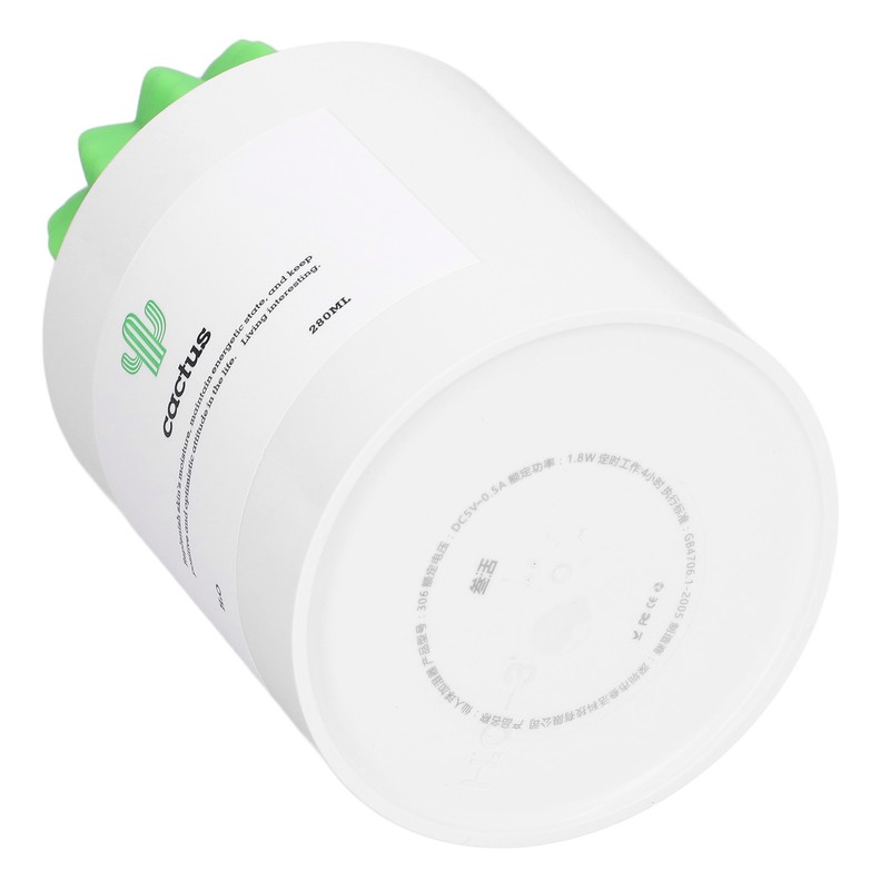 280ml Cactus Desktop Humidifier USB Power Supply Mute Nano Atomization