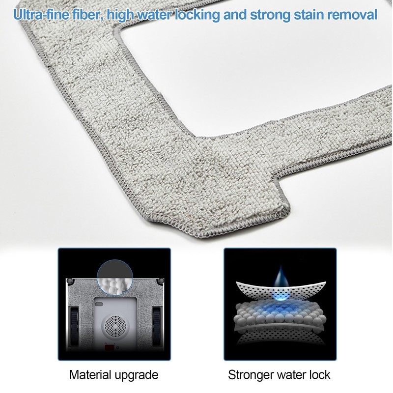 YBVABE Cleaning Pads Compatible with ECOVACS WINBOT W1, W2, W2