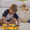 School Bus Model Yellow Die Casting Alloy Openable Door Realistic
