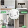 Suction CupTowel Rail 30cm,Wall Mounted Towel Rack Adjustable Bathroom Towel