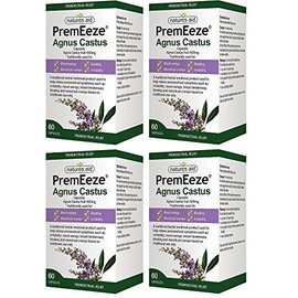 (Pack of 4) PremEeze Agnus Castus 400mg | Natures AID Health Products