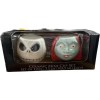Set 2 Tazas Jack Skellington Sally Tazas 3d Ceramica Tarro