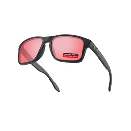 iLikeo PRO+ Polycarbonate Non-Polarized Replacement Lenses for Oakley Holbrook OO9102 Sunglasses - HD Pink