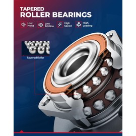 KAX 515078 Front Wheel Bearing and Hub Assembly for 2006-2010 Explorer,for 2007-2010 Explorer Sport Trac,for 2006-2010 Mountaineer,5 Lug,w/ABS,2PCS