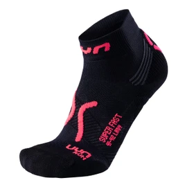 UYN Calze Run Super Fast, Traspiranti e Comfortevoli con Tecnologia Preshock Shield, Compressione Localizzata e Materiale Natex