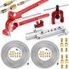 smseace 55Pack 3/16 Inch+3/16 Inch Brake line kit Include 25