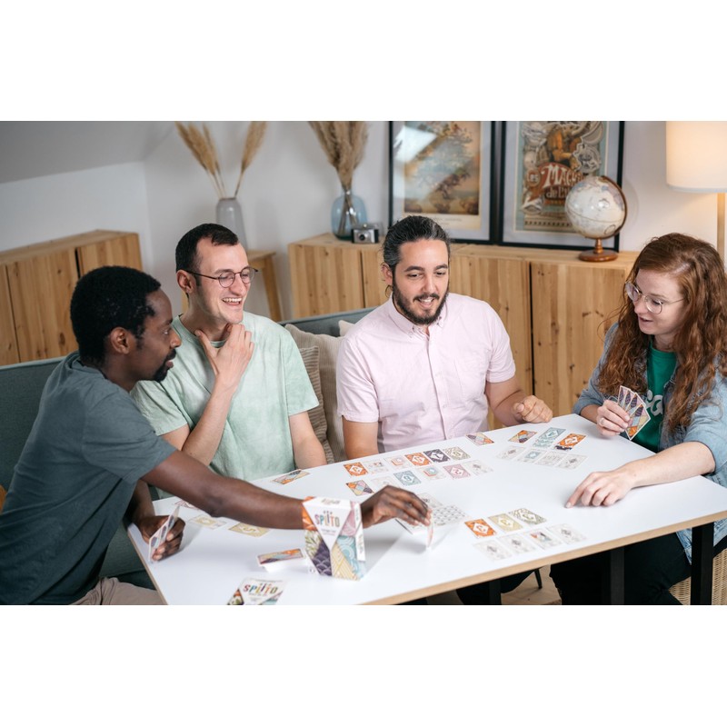 Splito , Fun Quick Card Game for 3 to 8